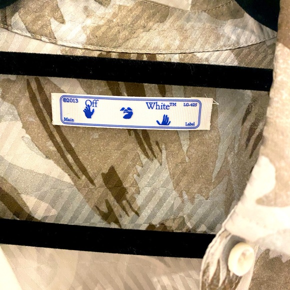 Off White Camouflage-print long sleeve shirt - Picture 2 of 15